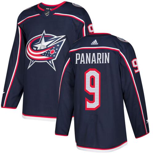 Adidas Columbus Blue Jackets 9 Artemi Panarin Navy Blue Home Authentic Stitched Youth NHL Jersey